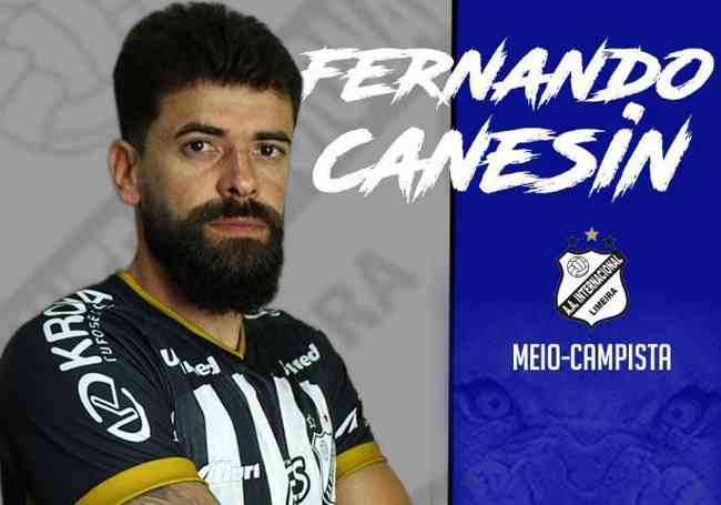 Ex-Cruzeiro, Canesin acertou com a Inter de Limeira