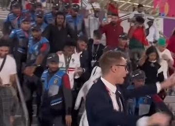 Speed assistiu à vitória de Portugal sobre a Suíça por 6 a 1 nessa terça-feira (6), pelas oitavas de final da Copa do Mundo