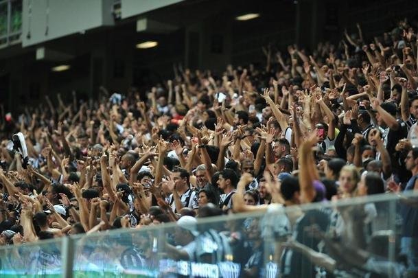 Fotos do jogo entre Atltico e Corinthians no Independncia
