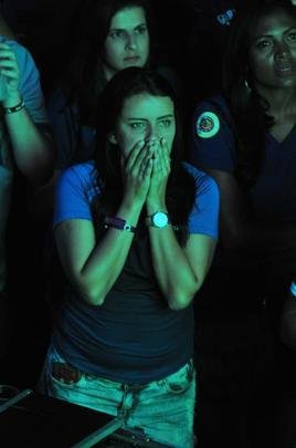 Torcedores do Cruzeiro acompanham final da Copa do Brasil no Mercado Distrital do Cruzeiro, em Belo Horizonte