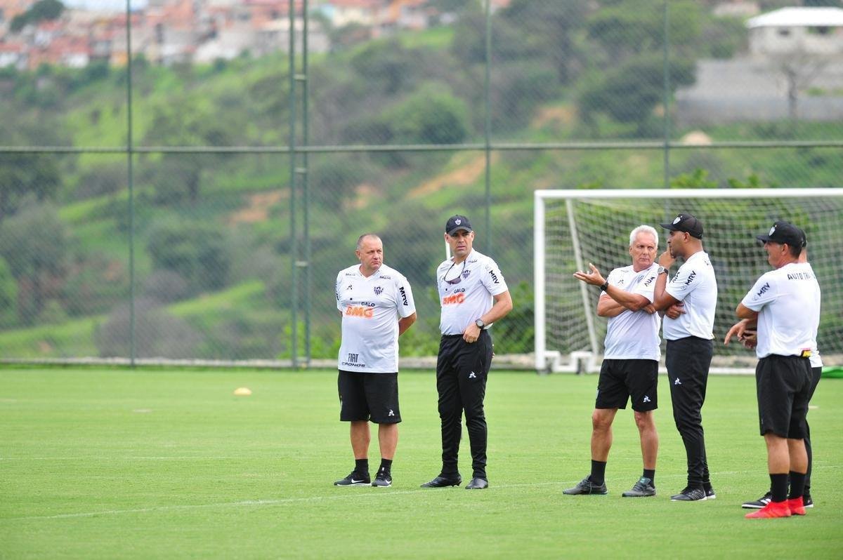 Fotos do primeiro treino do Atltico em 2020. Foi a primeira atividade comandada pelo venezuelano Rafael Dudamel