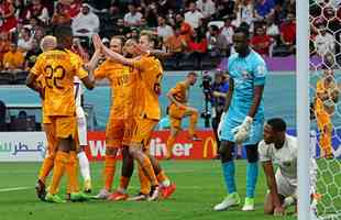 Holanda e Catar se enfrentaram no Al-Bayt Stadium, em Al Khor