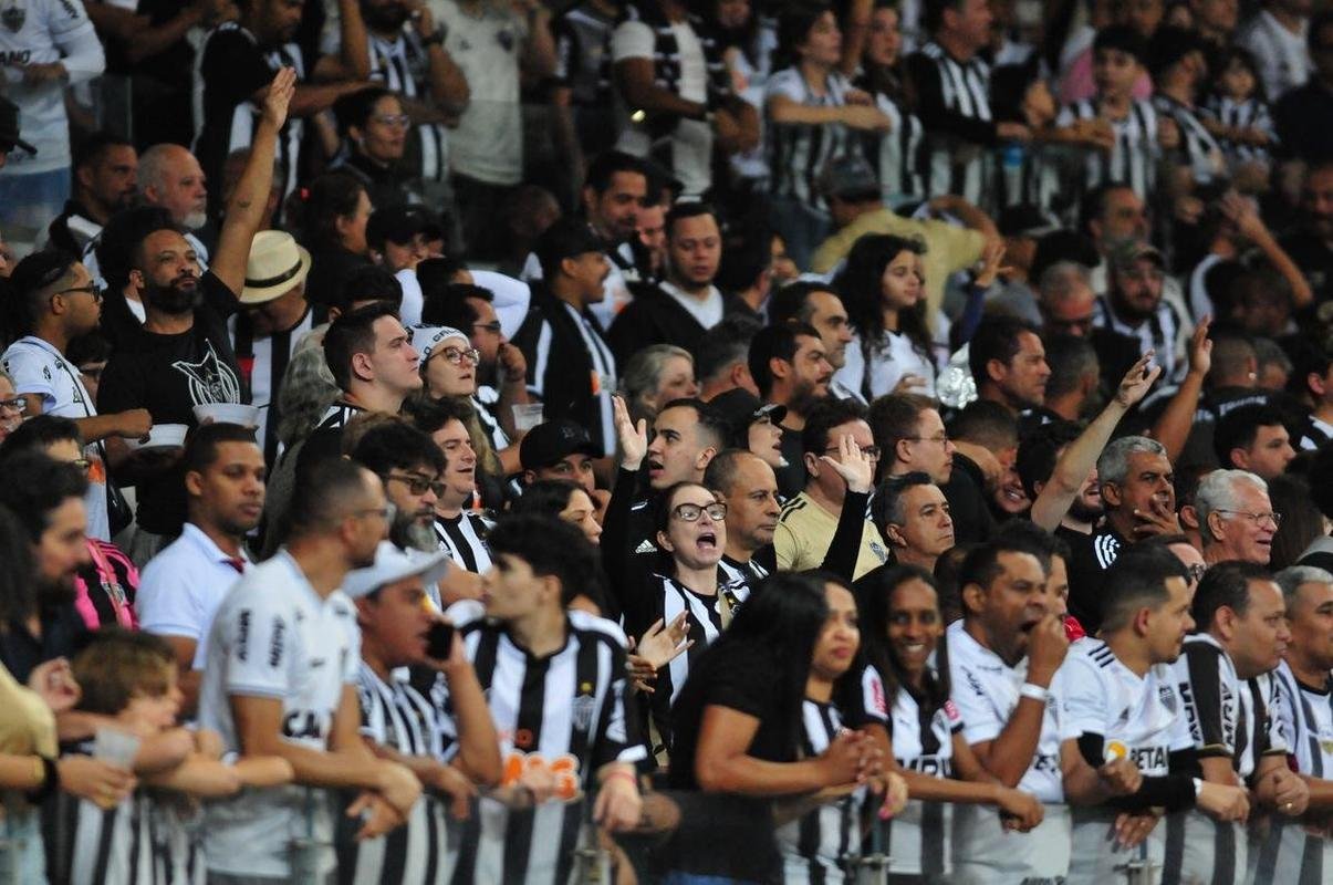 Atltico recebeu o Botafogo no Mineiro, em Belo Horizonte, pela 36 rodada do Campeonato Brasileiro de 2022.