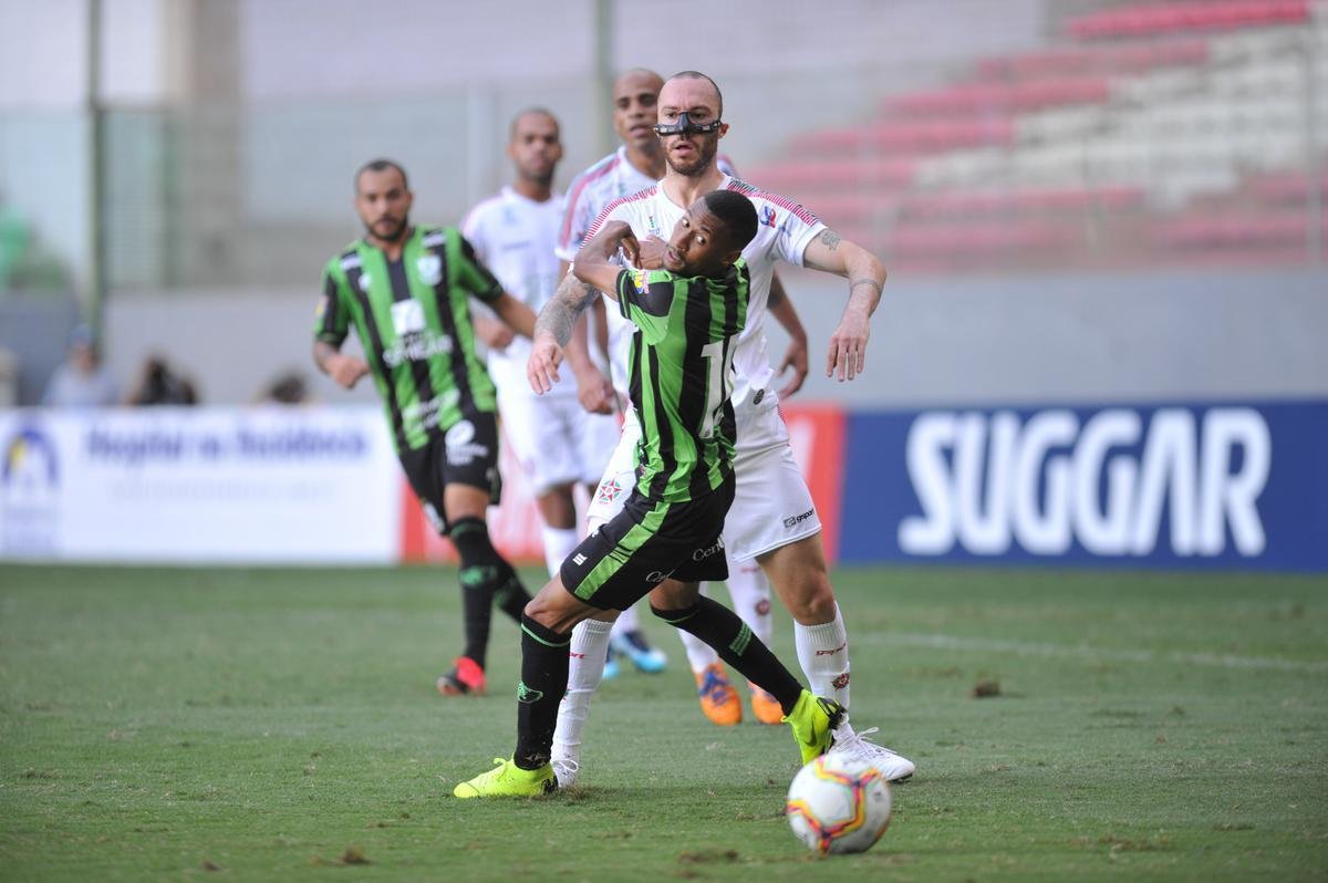 Amrica e Boa Esporte empataram em jogo movimentado no Independncia 