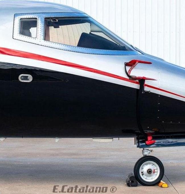 Jato Learjet 60XR que transportou Zrate de Buenos Aires a BH