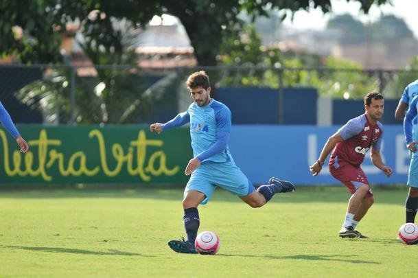 Fotos do ltimo treino do Cruzeiro antes do jogo diante do Tupi, pela semifinal do Campeonato Mineiro