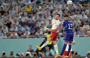 Fotos do jogo entre Polnia e Argentina no Estdio 974, em Doha, pela terceira rodada do Grupo C da Copa do Mundo, no Catar