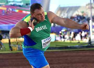 Brasileiro do arremesso de peso está na luta por medalha no Campeonato Mundial de Atletismo do Oregon, nos Estados Unidos
