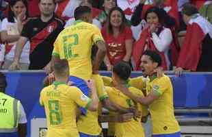 Fotos da deciso da Copa Amrica entre Brasil e Peru, no Maracan