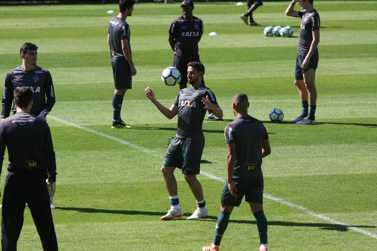 Atltico encerra preparao na Cidade do Galo para partida contra Grmio, pelo Campeonato Brasileiro