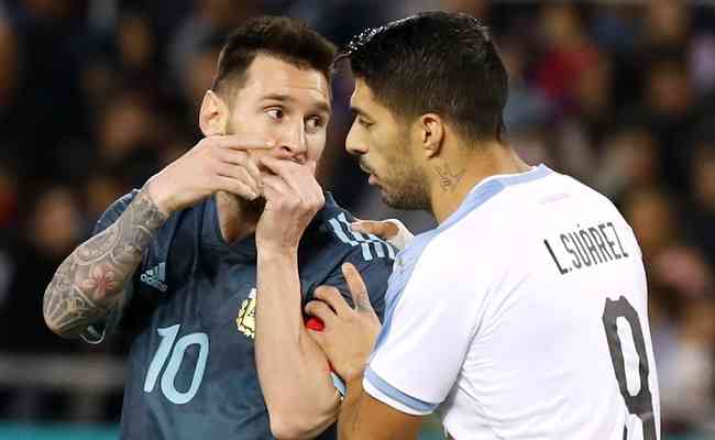 Messi e Surez se enfrentam nesta sexta, em Braslia 