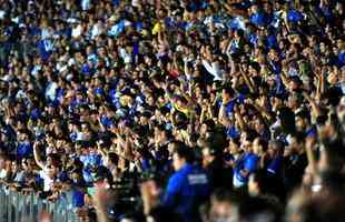 Torcida do Cruzeiro foi da esperana  decepo no Mineiro diante do River Plate