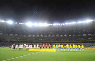 Brasil goleou o Paraguai por 4 a 0 no Mineiro, em BH, pelas Eliminatrias da Copa do Mundo, com gols de Raphinha, Philippe Coutinho, Antony e Rodrygo