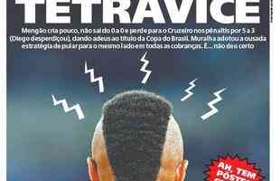 Jornais repercutiram vice do Flamengo na Copa do Brasil