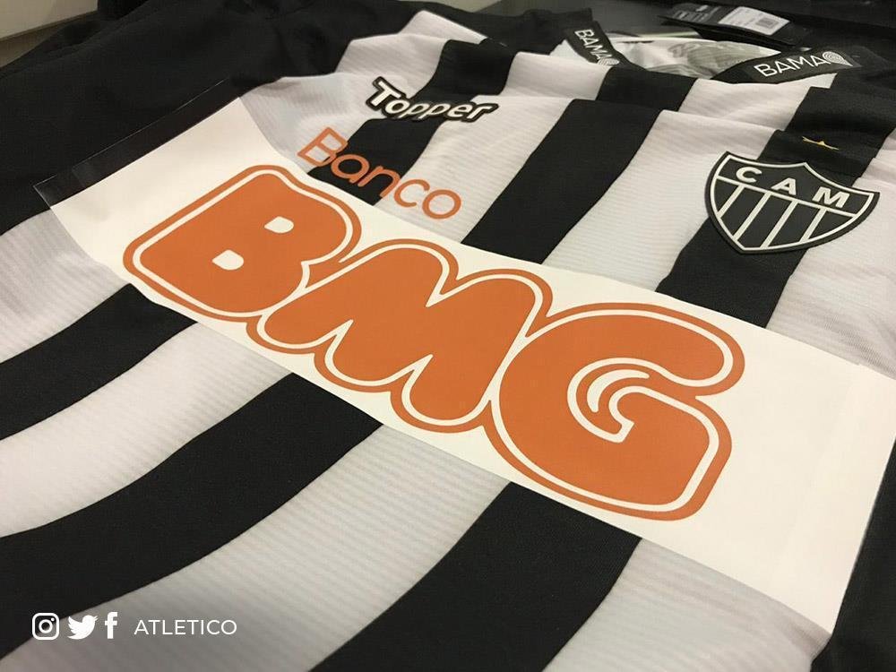 Antes da estreia no Mineiro, contra o Boa Esporte, Atltico anunciou acordo de patrocnio mster com o Banco BMG. Segundo o clube, parceria ter mais vantagens que sero informadas na prxima semana