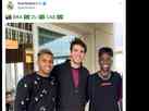 Real corta Faustão de foto com Vini Jr, Kaká e Rodrygo; internet não perdoa