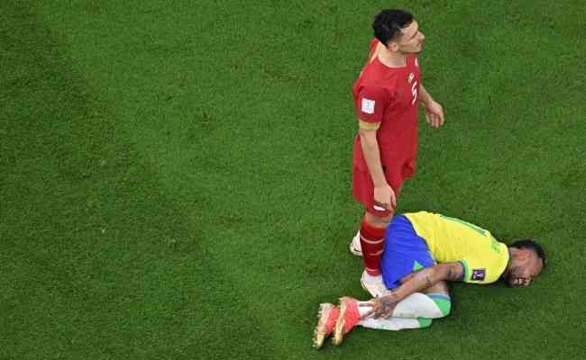 Neymar sofreu cinco infraes