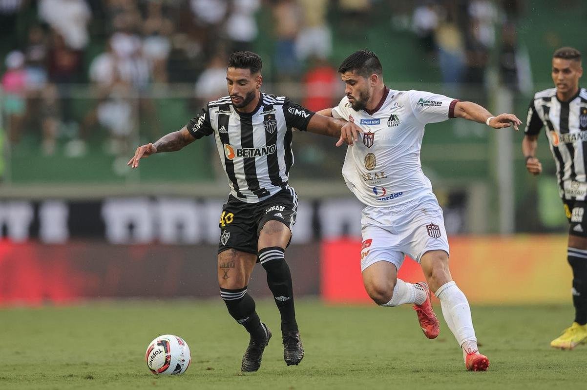 Atltico x Patrocinense: fotos do jogo pelo Campeonato Mineiro