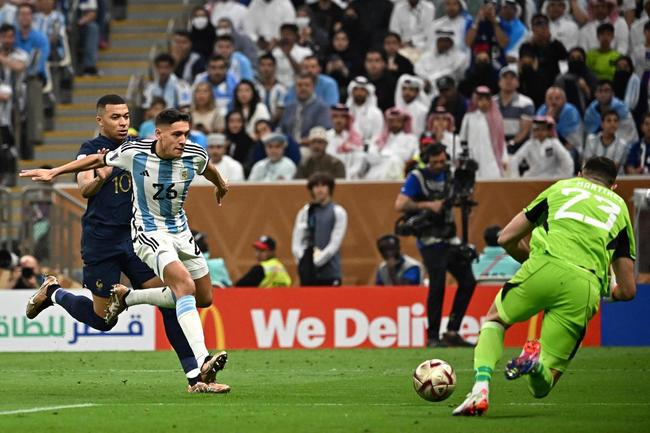 As melhores imagens da final da Copa do Mundo entre Argentina e Frana, no Estdio Icnico de Lusail, no Catar