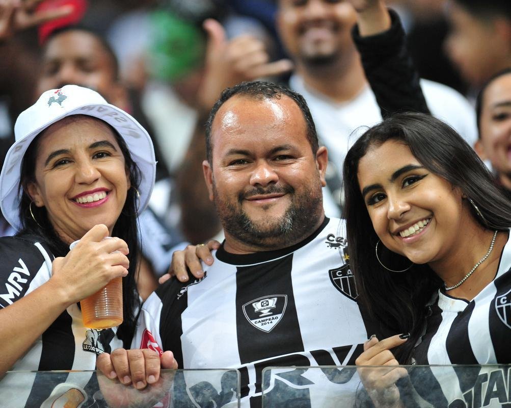Fotos da torcida do Atltico, no Mineiro, durante a partida de ida das oitavas de final da Copa do Brasil, contra o Flamengo (22/6/2022)