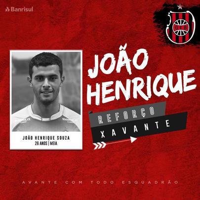 O Brasil de Pelotas anunciou a contratao do meia Joo Henrique, que estava no Cuiab