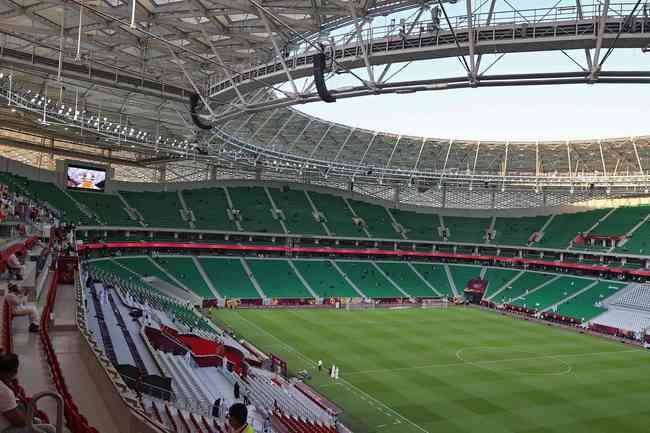 Estádio Al Thumama: arena da Copa tem capacidade para 40 mil torcedores e fica em Doha, capital do Catar. Foi projetado por pessoas nascidas no país e reflete tradição familiar catari
