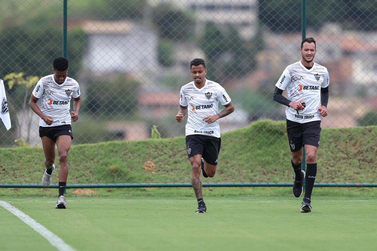 Treino do Atltico nesta tera-feira, 9 de maro de 2021
