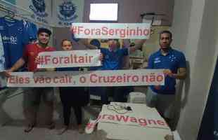 'Redutos Celestes' pelo mundo protestaram contra dirigentes do Cruzeiro