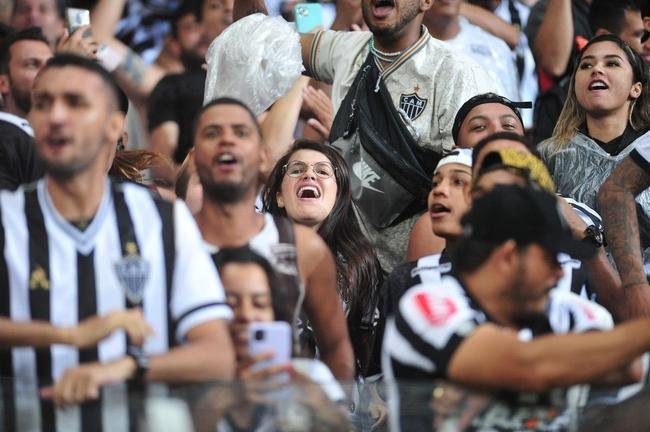 Torcida do Atltico no clssico contra o Amrica, no Mineiro, pela Copa Libertadores
