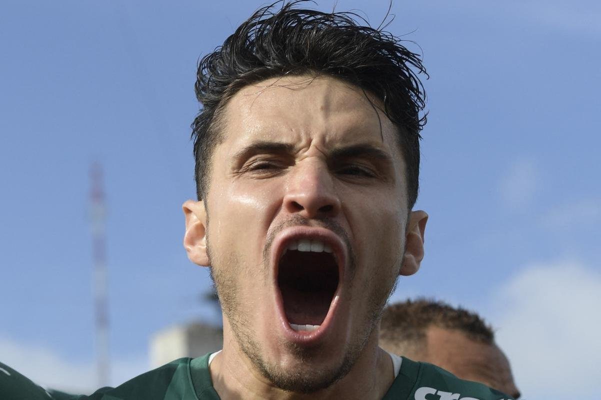 Final da Libertadores: fotos do gol de Raphael Veiga para o Palmeiras