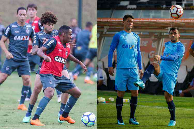 Bruno Cantini/Atltico e Divulgao/Cruzeiro 