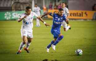 Fotos do jogo entre Santos e Cruzeiro, na Vila Belmiro, pelas quartas de final da Copa do Brasil