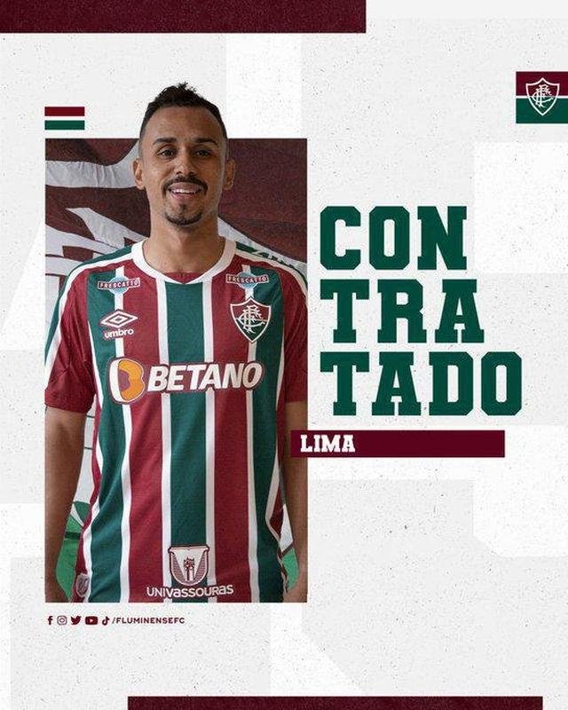 Fluminense anunciou o meia Lima