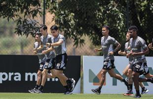 Treino do Atltico na Cidade do Galo, na manh desta tera-feira (11/10).