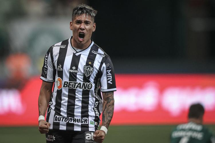 Zaracho empatou o jogo para o Atlético no Allianz Parque com Zaracho: 1 a 1