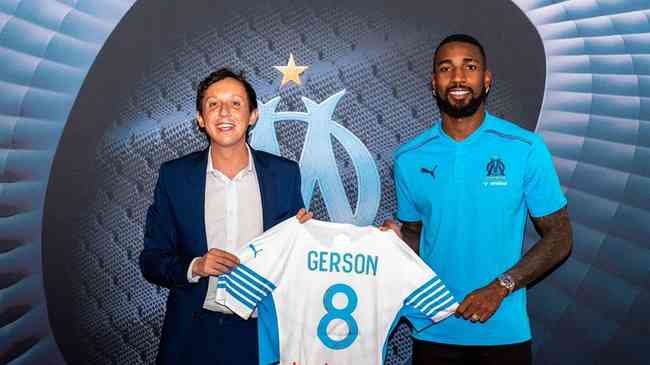 Gerson  apresentado como reforo do Olympique de Marseille