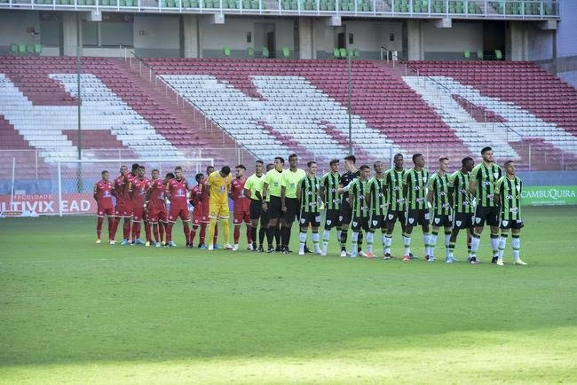 O Amrica recebeu o Tombense neste sbado (19), em jogo vlido pela 11 rodada do Campeonato Mineiro. Sem pblico, a partida foi realizada no Estdio Independncia, em Belo Horizonte.