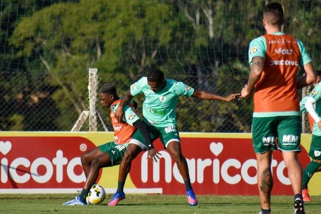 Treino do Amrica nessa quinta-feira (21), no CT Lanna Drumond, em Belo Horizonte