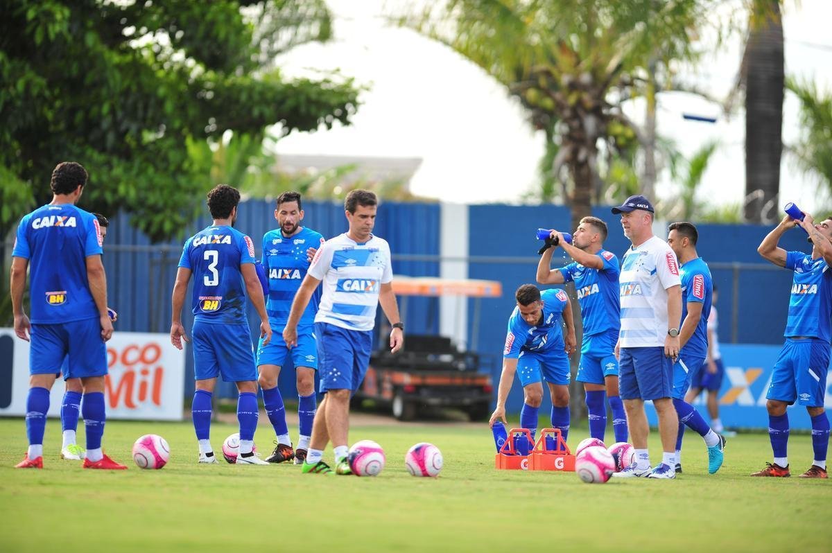 Cruzeiro encerrou nesta tera-feira (16/1) sua preparao para o jogo contra o Tupi