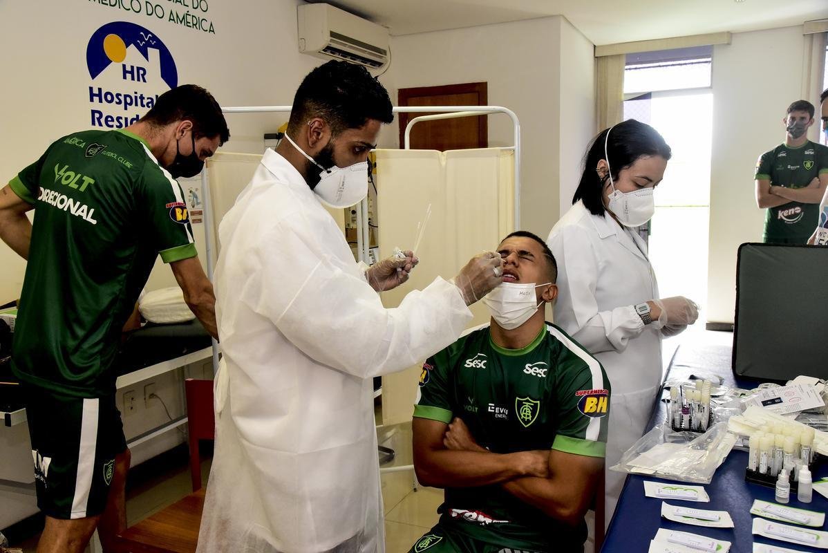 O Amrica se reapresentou para a temporada de 2022 no dia 10 de janeiro