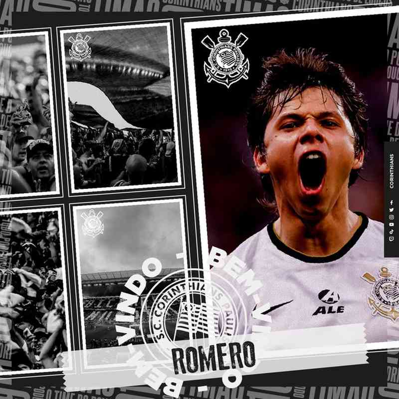 Corinthians anunciou o atacante ngel Romero