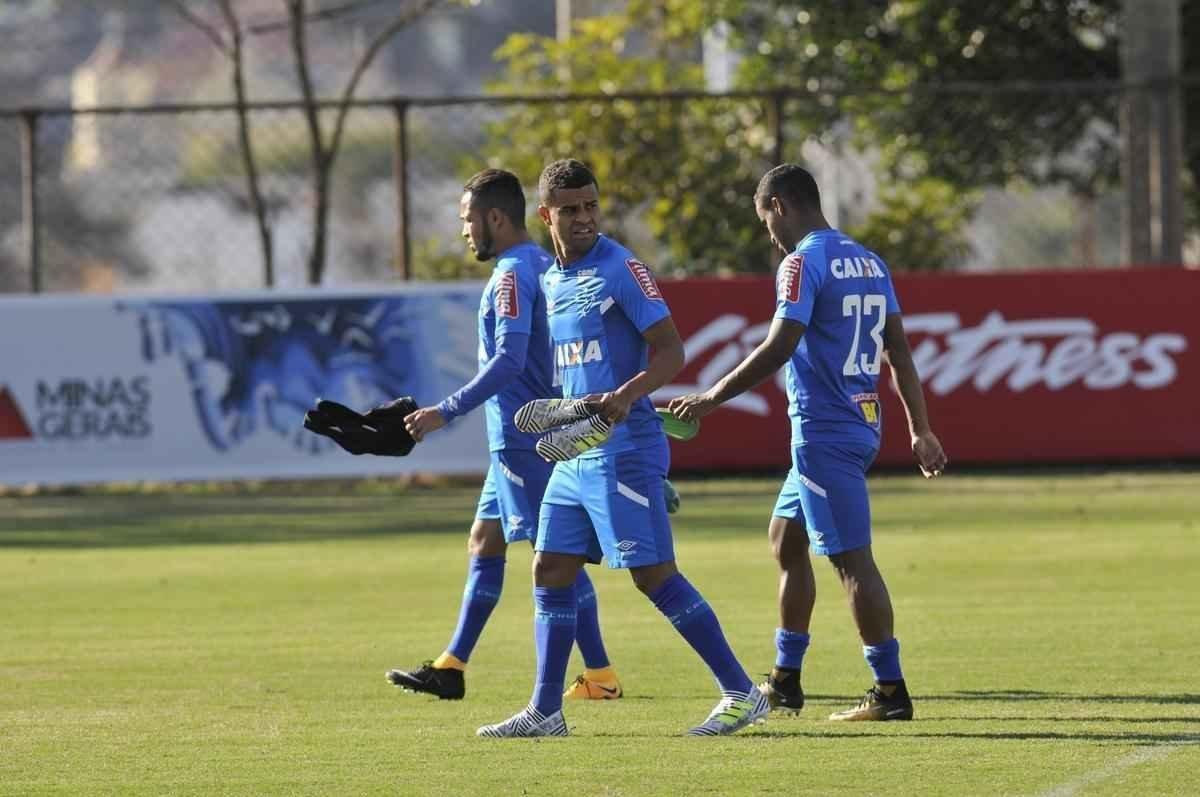 Imagens do treino do Cruzeiro nesta tera-feira (25/07) na Toca da Raposa II