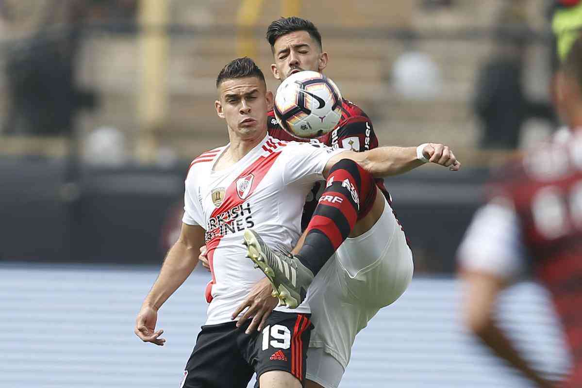 Fotos do jogo entre Flamengo e River Plate