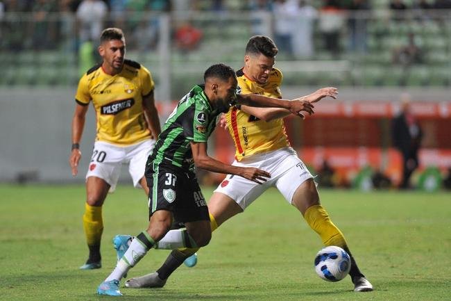 Fotos da partida de ida da terceira fase da Copa Libertadores, entre Amrica e Barcelona de Guayaquil, no Independncia, em Belo Horizonte