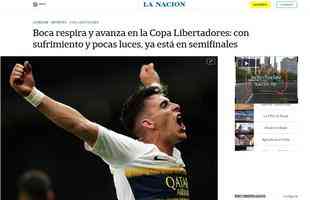 La Nacion: 'Boca respira e avana na Copa Libertadores'