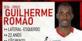 O Botafogo-SP anunciou a contratação do lateral-esquerdo Guilherme Romão, que estava no São Bento