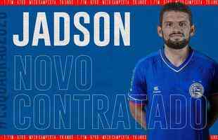 O Bahia anunciou a contratação do volante Jadson, que estava no Cruzeiro