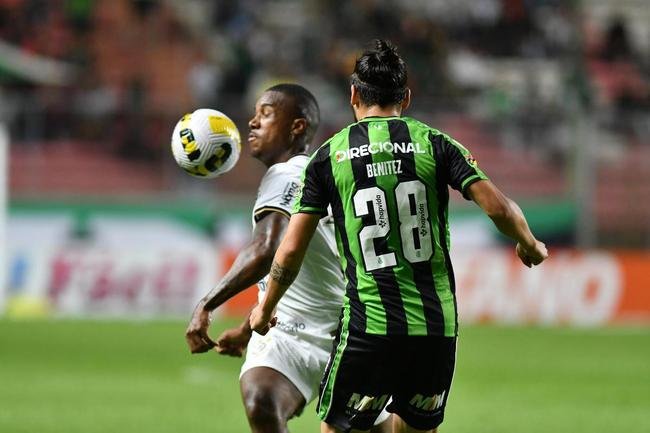 Fotos do jogo entre Amrica e Corinthians