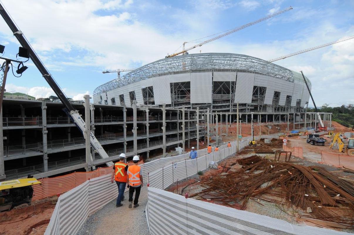 Fotos da Arena MRV nesta sexta-feira (6)