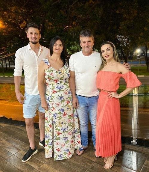 Michael passou o Natal com a famlia